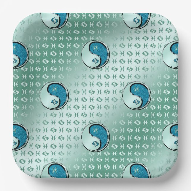 Fisch Pappteller (Vorderseite)