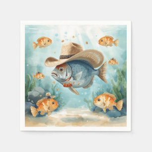 Fisch-Party-Texas-themen Serviette