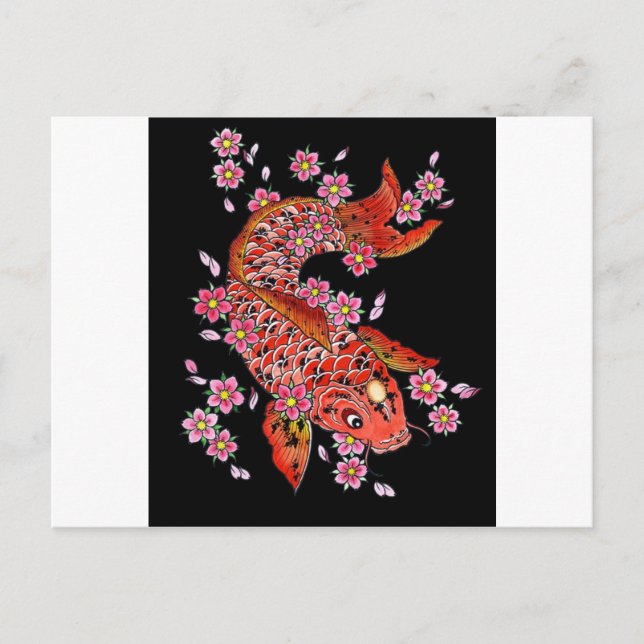 Fisch Postkarte (Vorderseite)