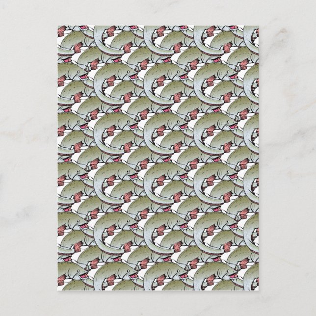 Fisch Postkarte (Vorderseite)