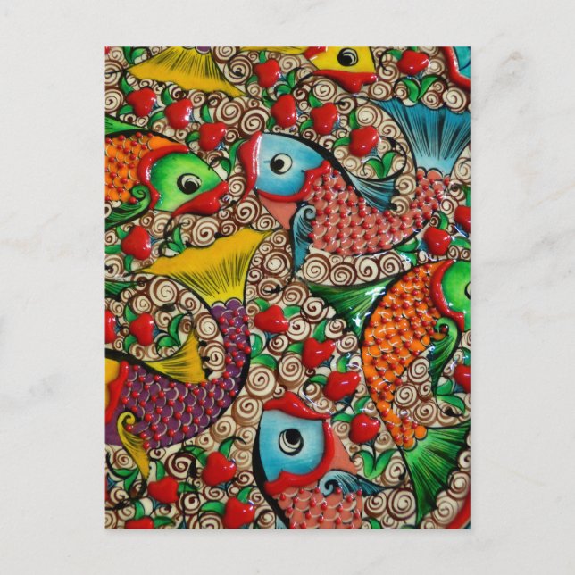 Fisch Postkarte (Vorderseite)