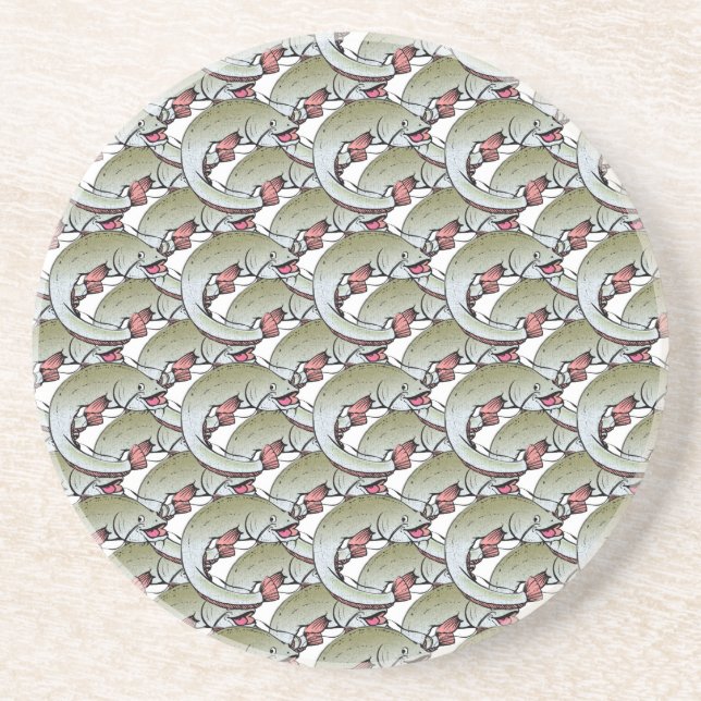 Fisch Sandstein Untersetzer (Vorne)