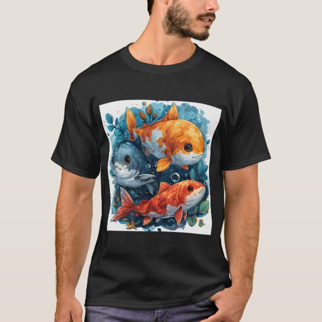Fisch Serenität in Bewegung #2 T-Shirt (Vorderseite)