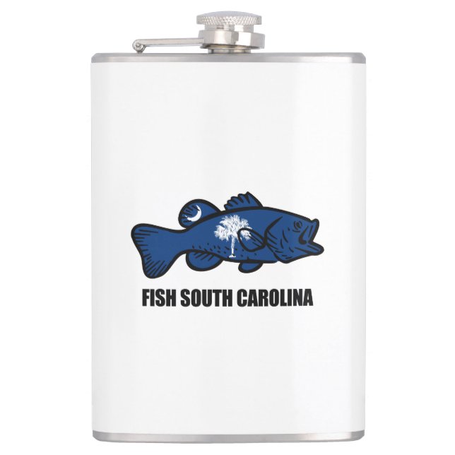 Fisch South Carolina Flachmann (Vorderseite)