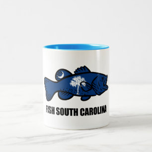 Fisch South Carolina Zweifarbige Tasse