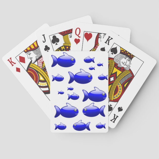 Fisch Spielkarten Deck (Rückseite)