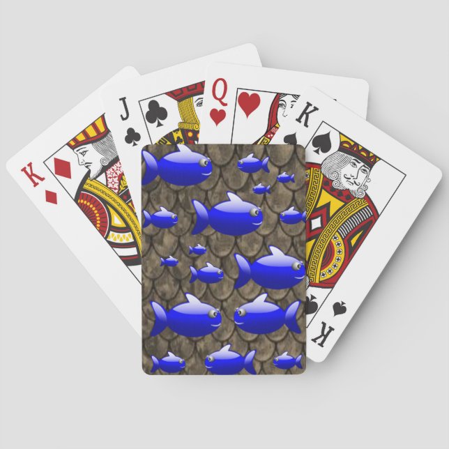 Fisch Spielkarten-Deck Spielkarten (Rückseite)