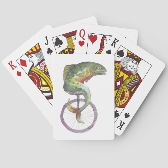 Fisch-Spielkarten Spielkarten (Rückseite)