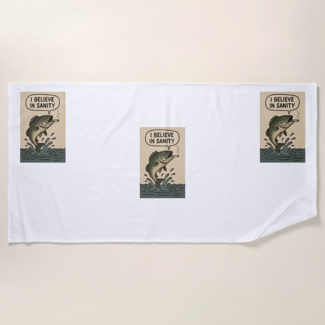 Fisch Strandtuch (Vorderseite)