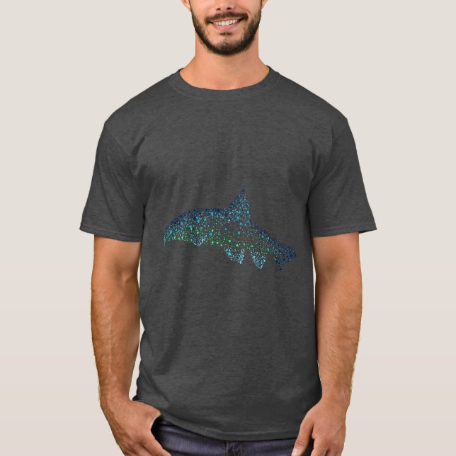 Fisch-T - Shirt, Barbel-T - Shirt, Geschenk für T-Shirt (Vorderseite)