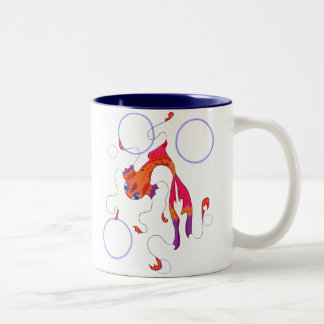 Fisch-Tasse Zweifarbige Tasse