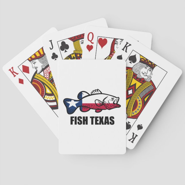 Fisch Texas Spielkarten (Rückseite)