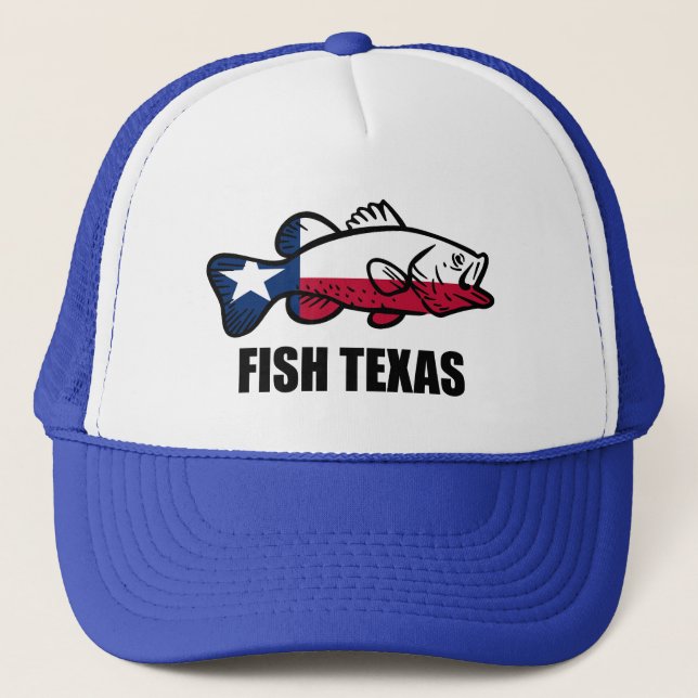 Fisch Texas Truckerkappe (Vorderseite)
