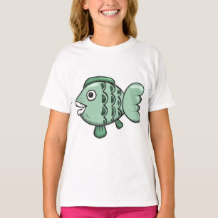 Fisch, Tier, Zeichnend T-Shirt