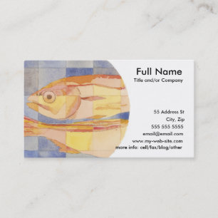 Fisch-Tierkreis Visitenkarte