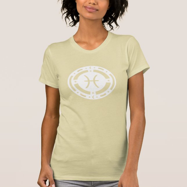 Fisch-Tierkreis-Zeichen T-Shirt (Vorderseite)