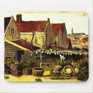 Fisch-Trocken-Schuppen von Vincent van Gogh Mousepad