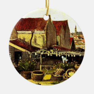 Fisch Trockner Stall von Vincent van Gogh Keramikornament