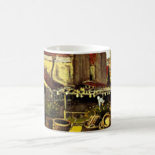 Fisch-Trocknungsschuppen von Vincent van Gogh Tasse
