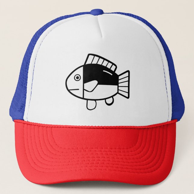Fisch Truckerkappe (Vorderseite)