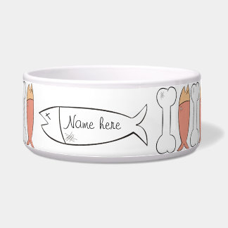 Fisch-und Knochen-Schüssel - GROSS Napf