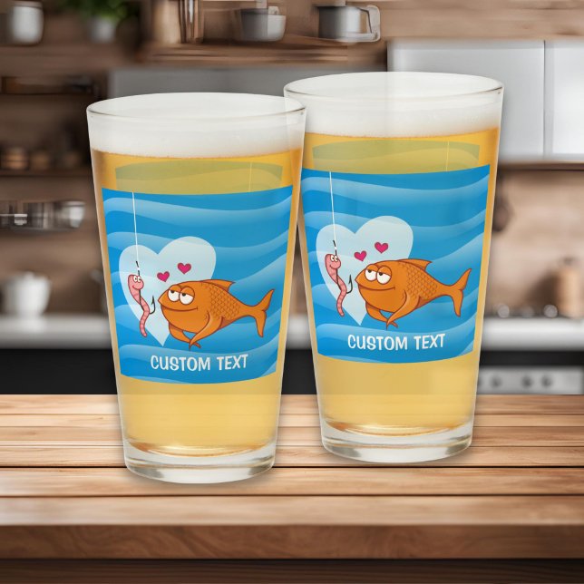 Fisch und Köder in Liebe Glas (Von Creator hochgeladen)