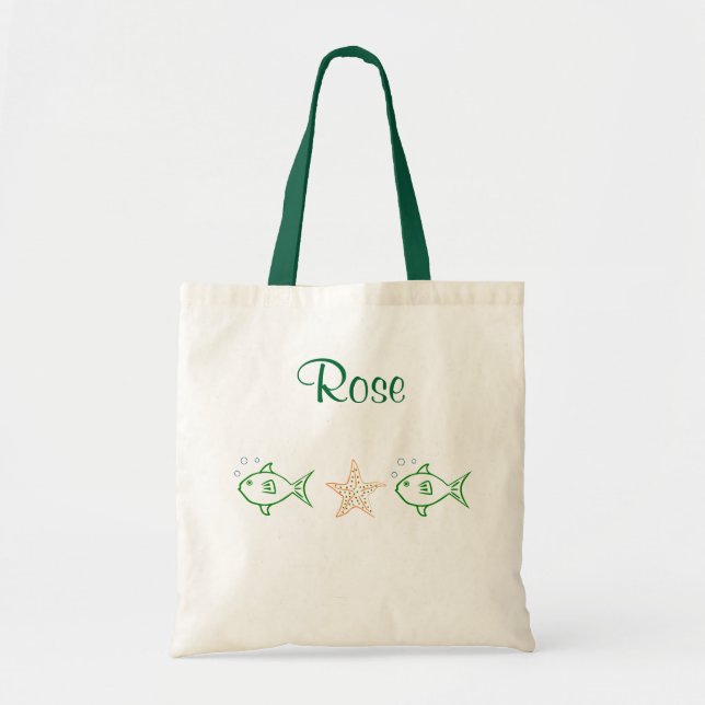 Fisch und Starfish Zollverpackung Tragetasche (Vorne)