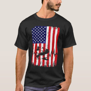 Fisch Und Unsere Flagge Als Symbol Für Freiheit Sy T-Shirt