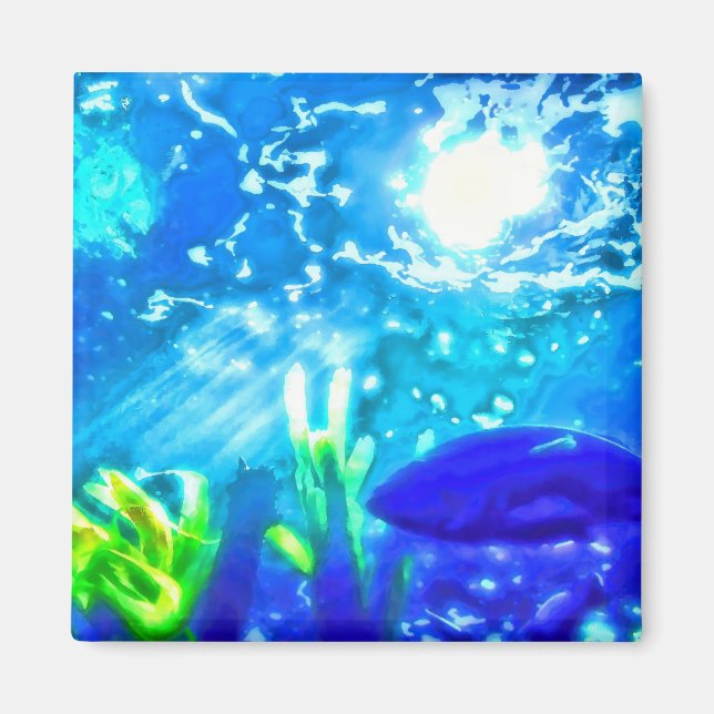 Fisch unter Meer Magnet (Vorne)