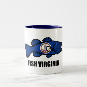 Fisch Virginia Zweifarbige Tasse