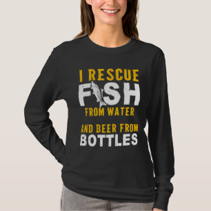 Fisch vor Wasser und Bier vor Flaschen SAV T-Shirt