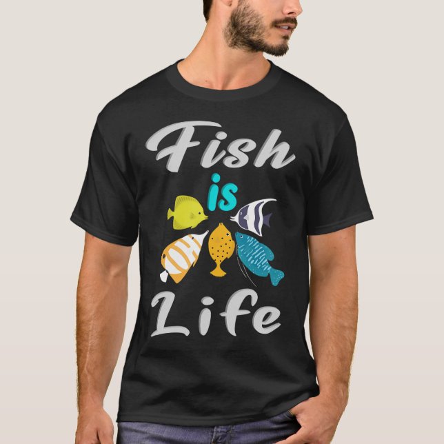 Fisch wenn Leben T-Shirt (Vorderseite)