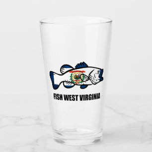 Fisch West Virginia Glas