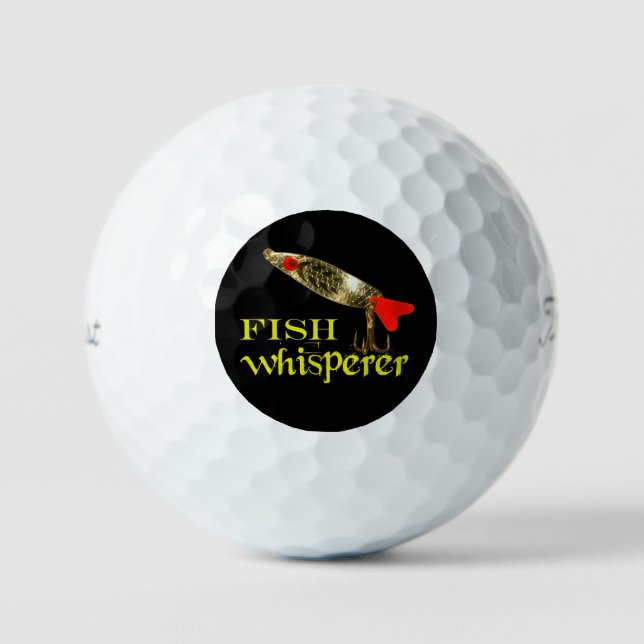 Fisch Whisperer Golf Balls Golfball (Vorderseite)