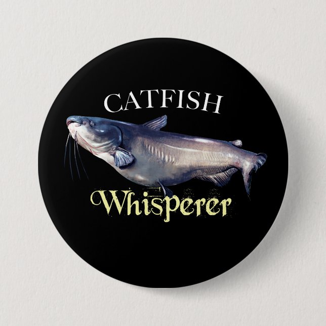 Fisch Whispern Button (Vorderseite)