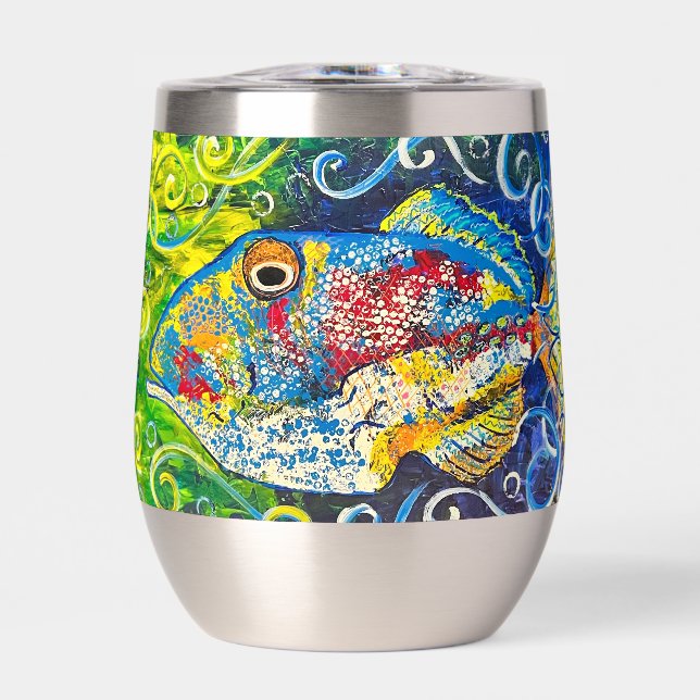 Fisch Wine Tumbler Thermal (Vorderseite)