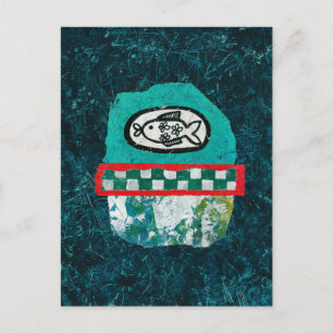 Fisch wird Postkarte vermarkten