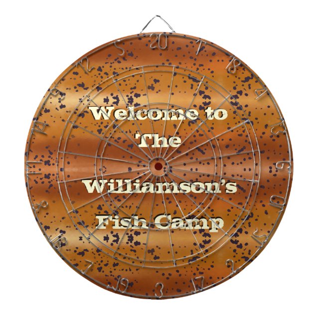 Fisch-Zeltklumpen Dartscheibe (vorne)