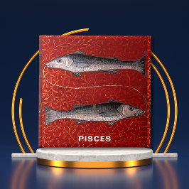 Fisch Zodiac-Geburt Party Fliese