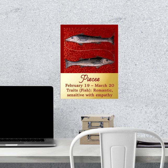 Fisch Zodiac-Geburt Party Foliendrucke (Von Creator hochgeladen)