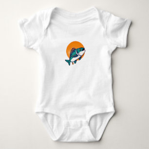 Fischabenteuer Baby Strampler