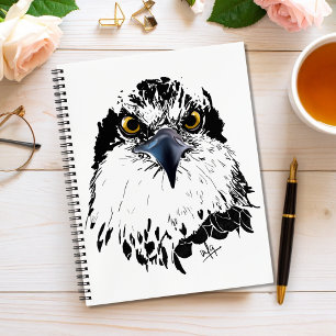 Fischadler "König der Vögel" Original Kunst Notizbuch