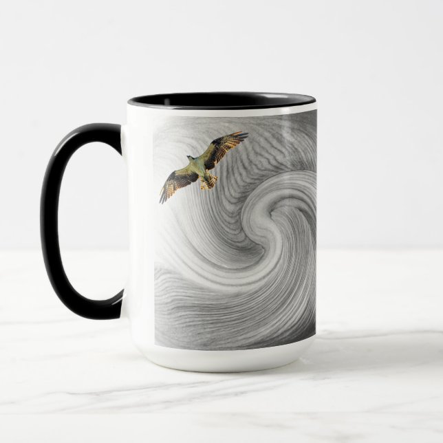 Fischadler. Tasse (Links)