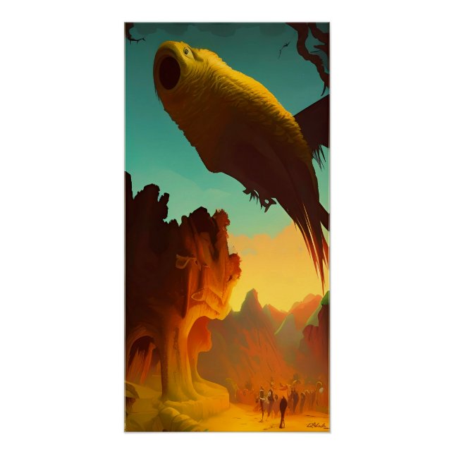 Fischadler und Bulle Poster (Vorderseite)