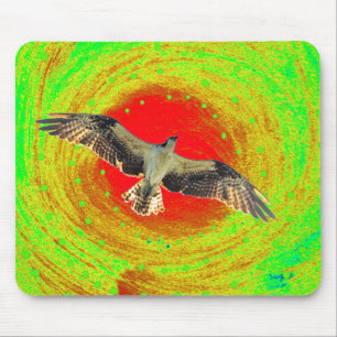 Fischadler Vogel Mousepad