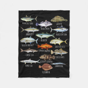 Fischarten Biologie Arten von Salzwasserfischen Fi Fleecedecke