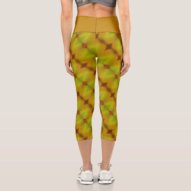 Fischauge Capri Leggings (Rückseite)
