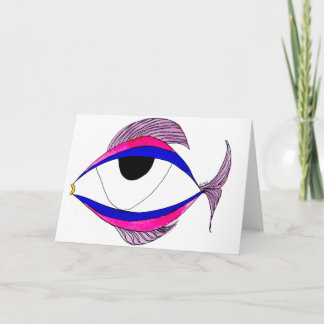Fischaugennotecard Karte