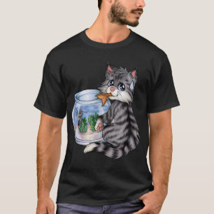 Fischbach Teich Kunst T-Shirt