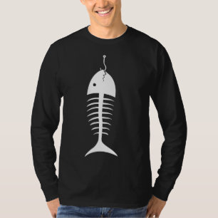 Fischbein auf dem Haken T-Shirt